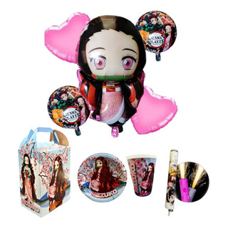 Nezuko Demon Slayer 20 Niños Articulo Fiesta Cumple Nezuko Demon Slayer 20 Niños Articulo Fiesta Cumple