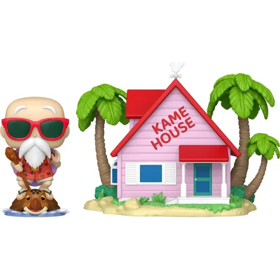 Funko Pop! Roshi Y Casa Kame Db Town #46