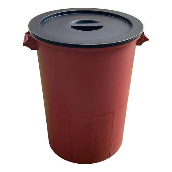 Pipotes Plástico De 35 Litros Para El Agua O Basura Con Tapa
