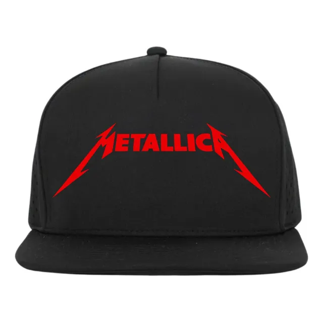 Gorra Plana Metallica Rock Snapback Reflective