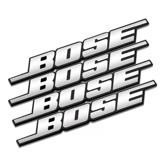Emblema Insignia Aluminio Adhesivo Bose Audio Parlante X4