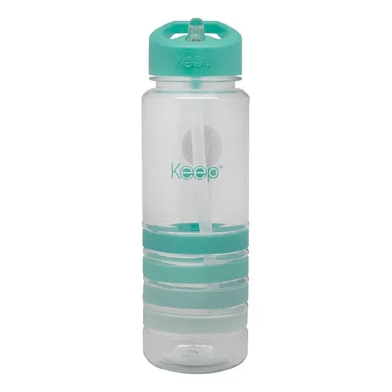 Botella Keep Deportiva Bandas Colores 750ml Agua Bebidas Gym