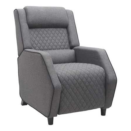 Sillon Reposet Inclinable Comodo Moderno Tela Gris Sillon Reposet Inclinable Comodo Moderno Tela Gris