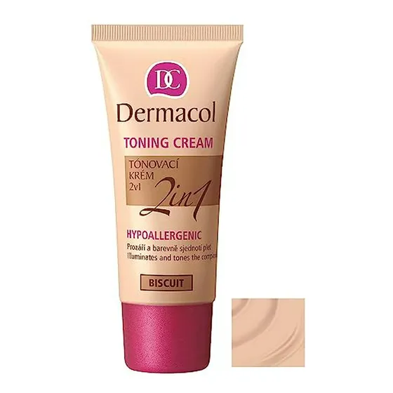 Crema Toning 2 En 1 Dermacol (tono Biscuit)
