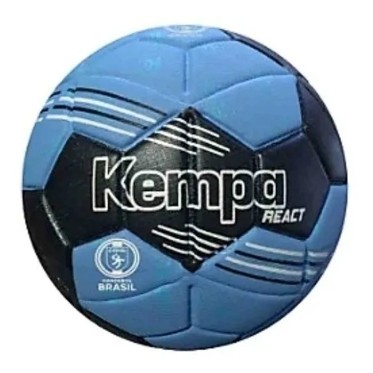 Bola Handebol Kempa React H1 Cor Azul/Preto Tamanho da bola 1