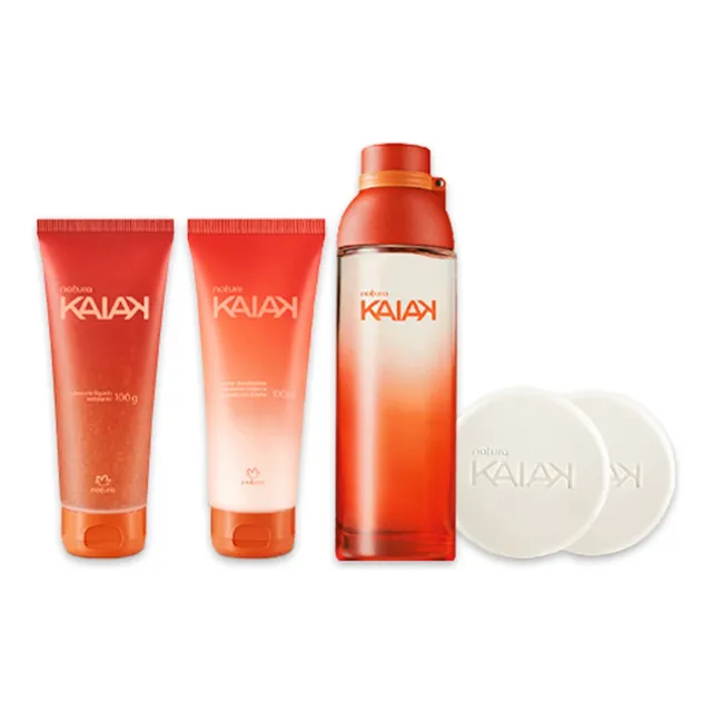 Kaiak Fragancia De Mujer Con Hidratante Exfoliante Y 2 Jabon