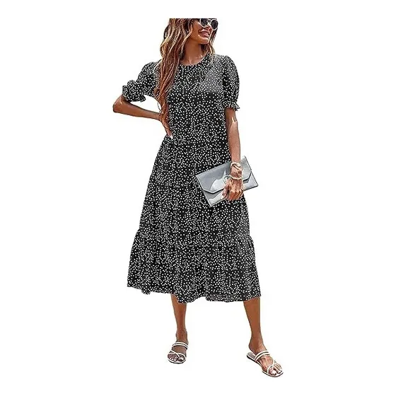 Vestido De Estilo Bohemio E Informal De Verano Para Mujer L