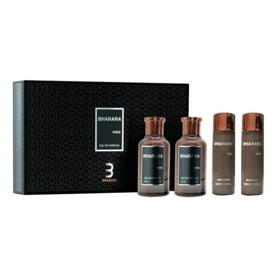 Perfume Bharara King 100ml Edp Caballero 4pzas