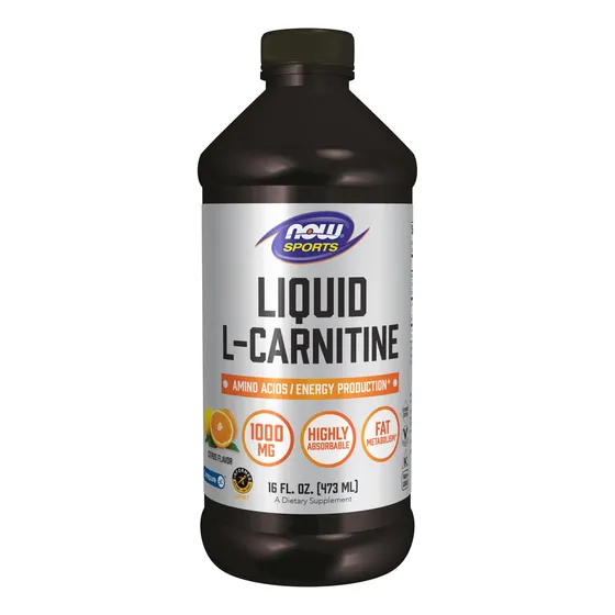 Líquido De L-carnitina Supplement Now Sports, 1000 Mg, Cítri