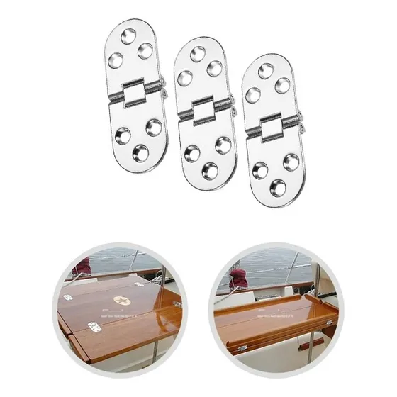 Bisagra Plegable Para Mesa 180 Grados Borde Redondo Armario