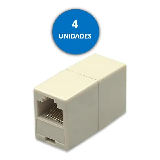 Adaptador Puente Union Empalme Rj45 Conector Hembra - Hembra