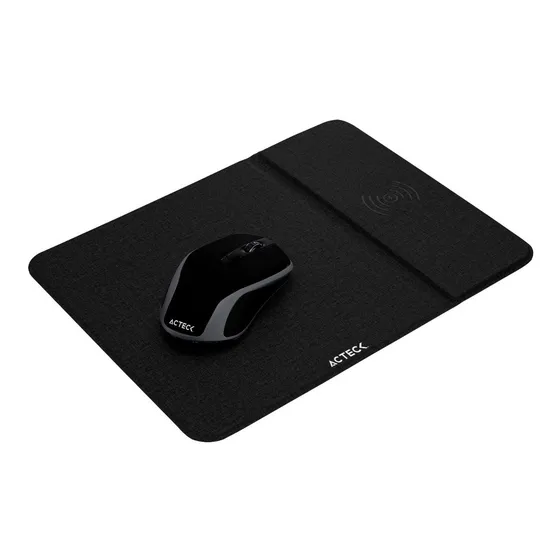 Kit Mouse + Mouse Pad Acteck Carga Inalámbrica Tecnología Qi