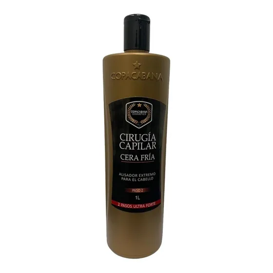 Cirugía Capilar, Cera Fría 1000ml, Solo Paso 2 