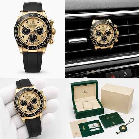 Relógio Rolex Daytona Automático Borracha Base Eta 3035