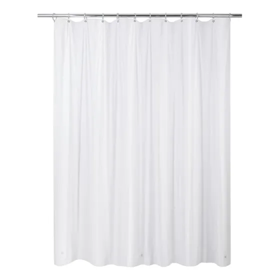 Cortina De Baño Lavable 180x180cm Polietileno Impermeable