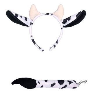 . (b) Creativo Conjunto De Diadema Con Orejas De Vaca Y . (b) Creativo Conjunto De Diadema Con Orejas De Vaca Y