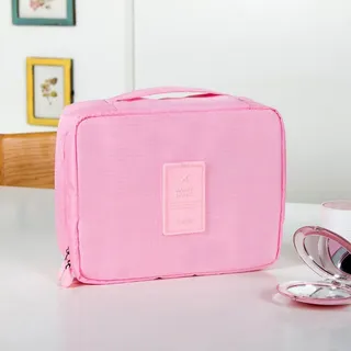 Organizador De Mala Com DivisĂłrias Viagem Necessaire Bolsa Cor Rosa-claro Organizador De Mala Com DivisĂłrias Viagem Necessaire Bolsa Cor Rosa-claro