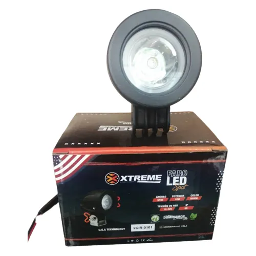      Faro Led 2  Redondo 1*10w Spot 10-30v