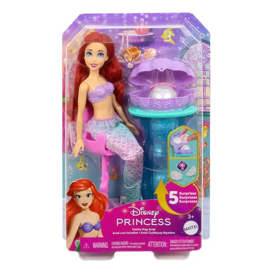 Disney Princesa Boneca Ariel Com Acessórios Surpresa