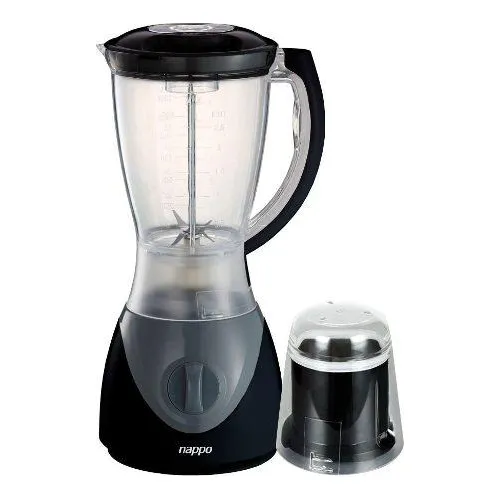 Licuadora Nappo 450w 1.5 Litros + Molinillo De Café En Color Negro