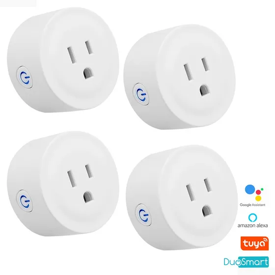 Enchufe Inteligente Wifi Alexa/google/tuya B30 4 Piezas