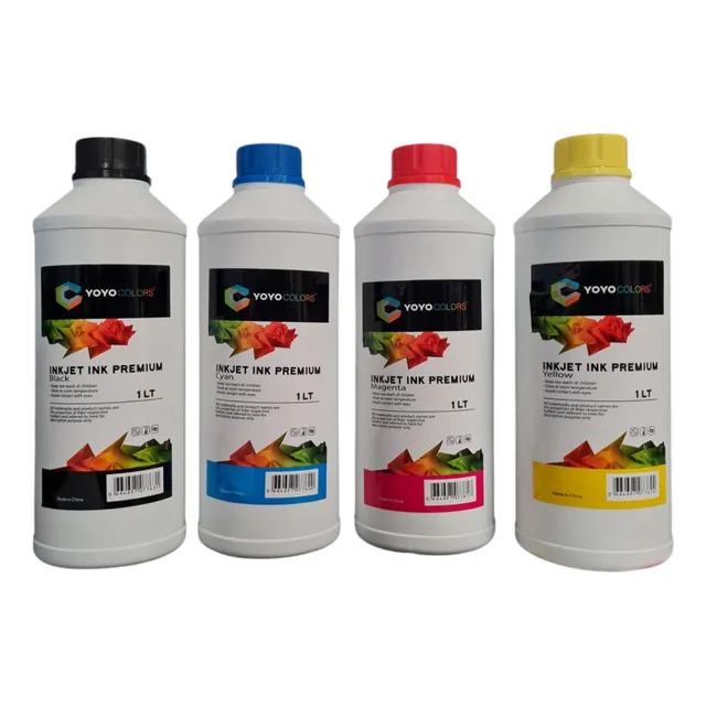 Pack 4 Ltrs Tinta Universal Para Todas Las Marcas Impresoras Surtido