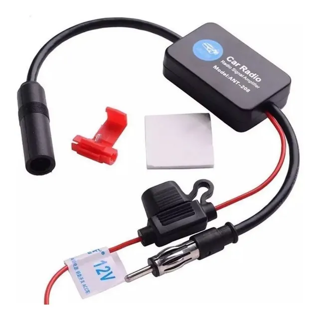 Amplificador De Antena Señal Fm Para Radio Auto Clicshop