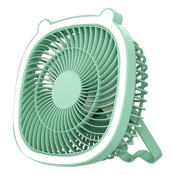 Ventilador Recargable Usb Mini Portátil 3 Velocidad Linterna