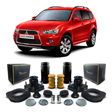 2 Kit Coxim Suporte Traseiro Mitsubishi Outlander 2007/2015 2 Kit Coxim Suporte Traseiro Mitsubishi Outlander 2007/2015