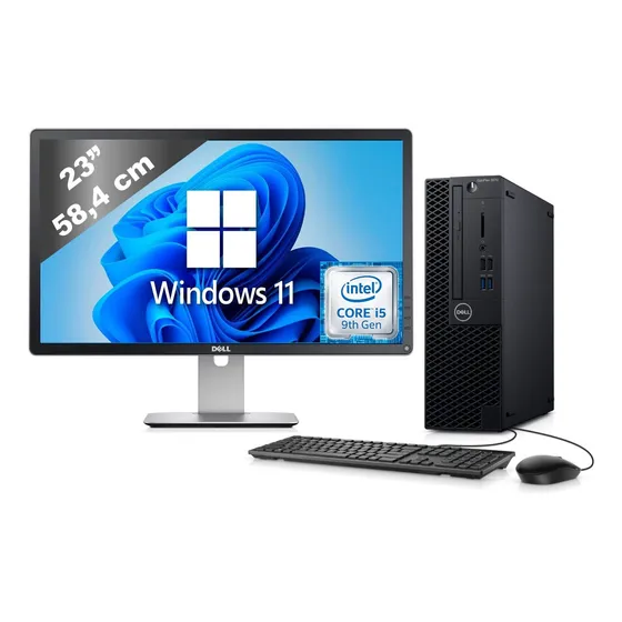 Desktop Dell 3070 Core I5 9a 8gb Ram 240gb + Monitor 23pol