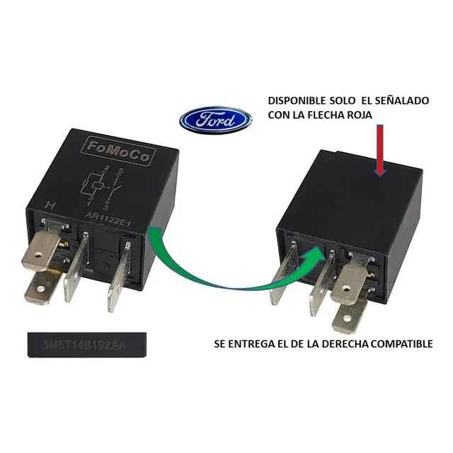 Relay De Bomba De Gasolina Ford Fiesta/ Focus/ Ka/ Ecosport