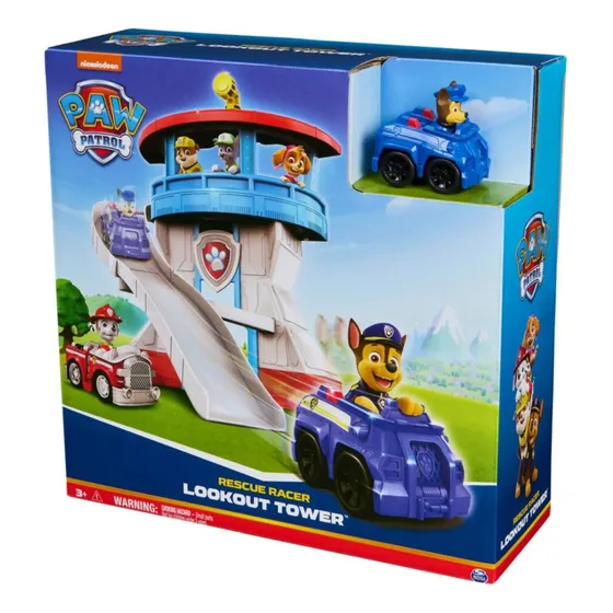 Paw Patrol Set De Juego Torre De Rescate Con Chase Color Azul