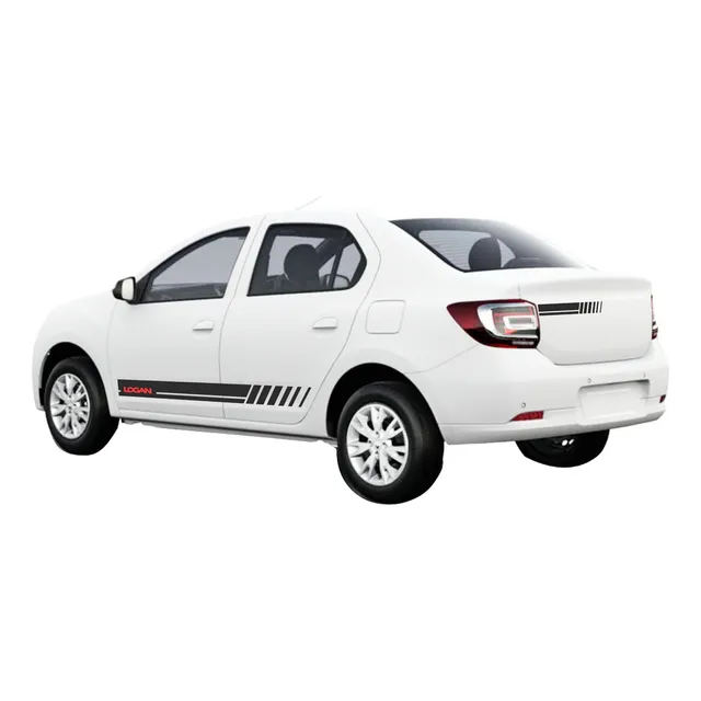 Adesivos Logan Lateral E Traseiro Kit Ate 2020