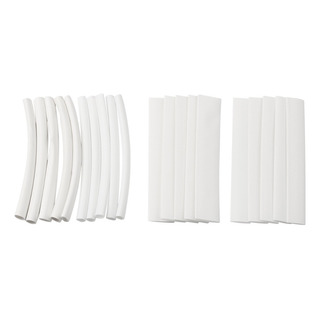 Tubos Termofit Kit De 20 Piezas Color Blanco Tubos Termofit Kit De 20 Piezas Color Blanco