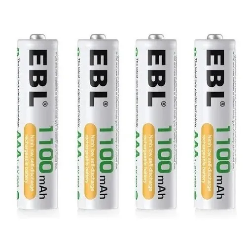 Pilas Recargables Triple Aaa Ni-mh 1100mah Ebl - Pack 4 Un.