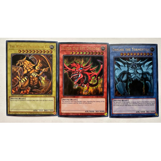 Set Dioses Egipcios Slyfer, Ra, Obelisco Ultras Yugioh Set Dioses Egipcios Slyfer, Ra, Obelisco Ultras Yugioh