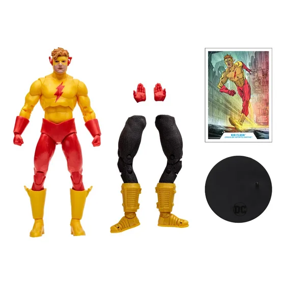 Figura Build-a 7 Kid Flash (crisis On Infinite Earths)