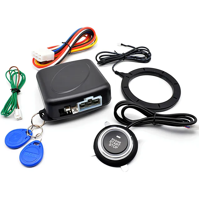 Auto Botón Encendido Arranque Antirobo Start Sin Llave Rfid