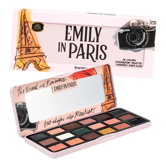 Paleta De Sombras Para Ojos Un Beso 18 Tonos Emily In Paris