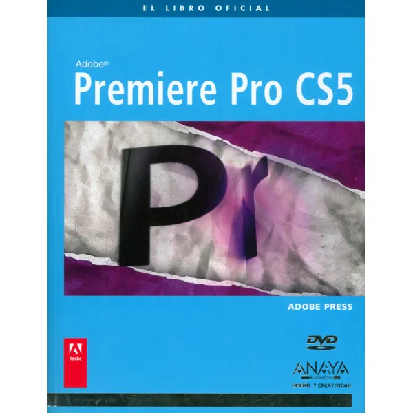 Premiere Pro CS5 (Incluye DVD): Premiere Pro CS5 (Incluye DVD), de Adobe Press. Serie 8441528994, vol. 1. Editorial Distrididactika, tapa blanda, edición 2011 en español, 2011
