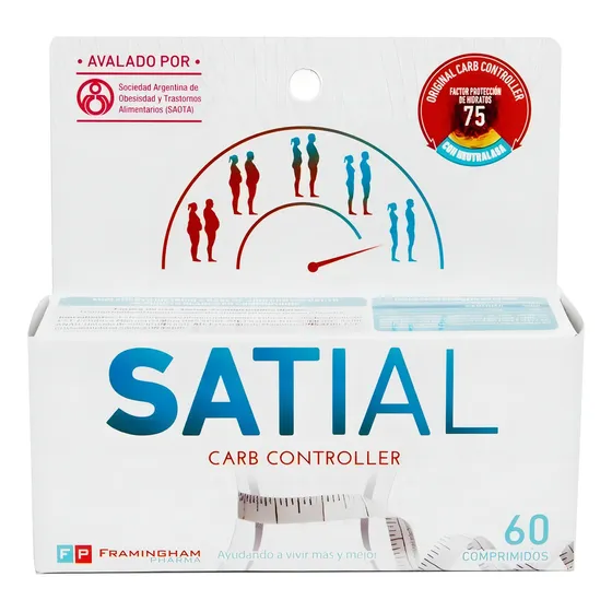 Suplemento Framingham Pharma Satial Controller x 60 Comprimidos