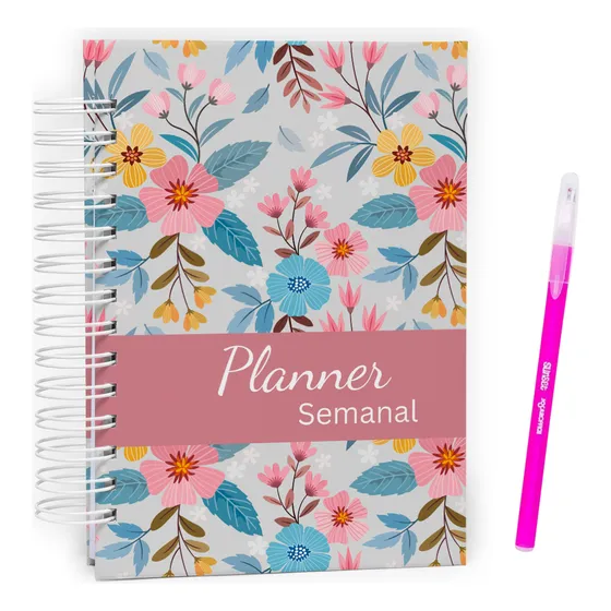 Planner Semanal Sem Data - Visão Mensal E Visão Semanal