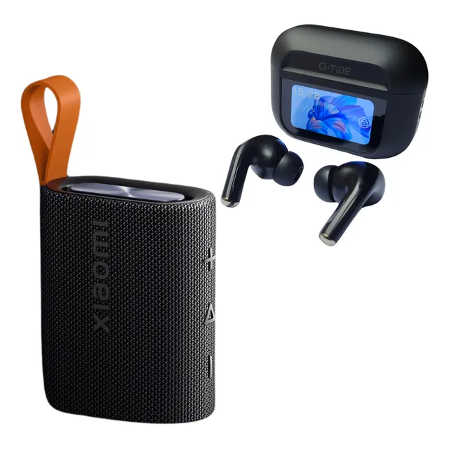 Xiaomi Bocina Portátil Con Audífonos Pantalla Táctil G-tide