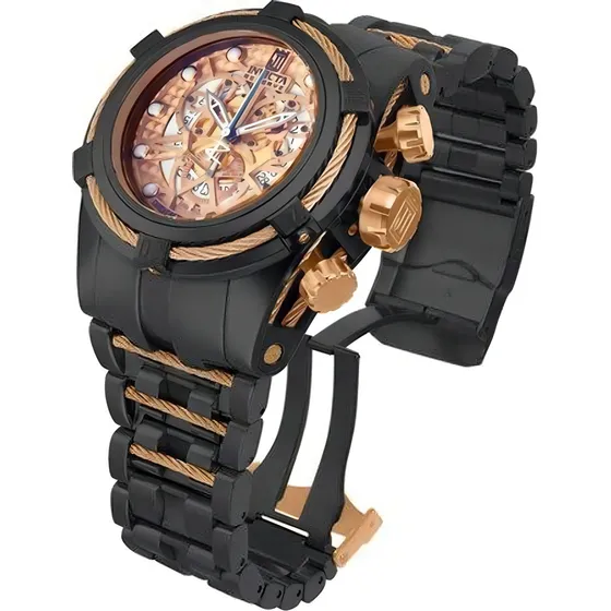 Relógio Invicta Bolt Zeus Jason Tylor 100% Original Cor da correia Preto