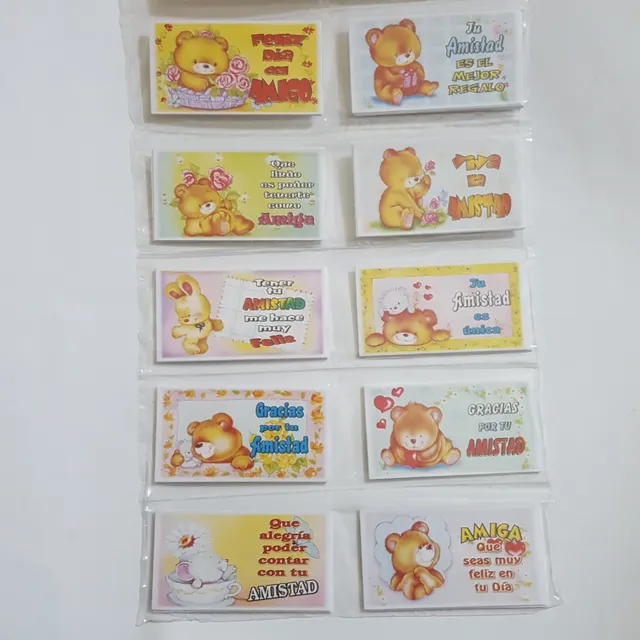 Tarjetas Candy Personales X 100 Amistad Amigo Dedicatorias