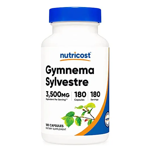 Suplemento Nutricost Gymnema Sylvestre 175 Mg 180 Cápsulas