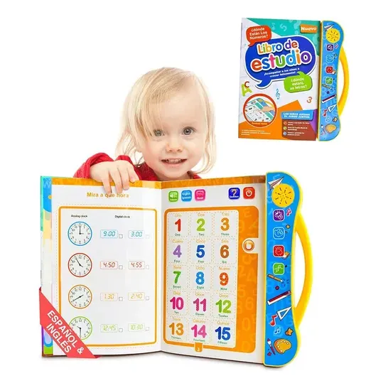 Libro De Aprendizaje Básico Con Sonido Para Niños En Español