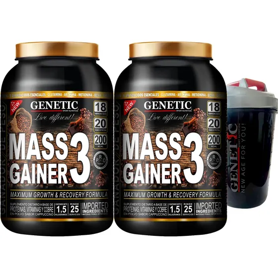 N1 Mass Gainer Genetic Rápido Ganador De Peso Súper Alimento