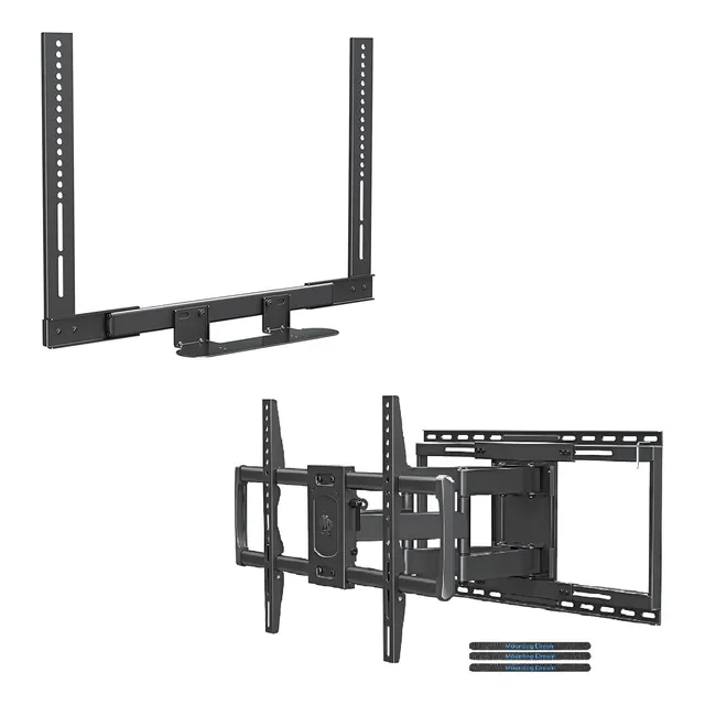 Soporte De Pared Para Tv De 42 A 86 Pulgadas Con Barra De So