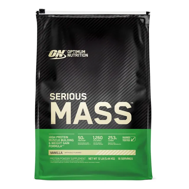 Optimum Nutrition Serious Mass Weight Gainer Proteína...